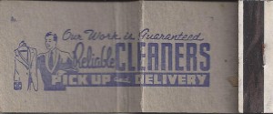 photolibrarian Matchbook, Jack Knarr, Reliable Cleaners, West Union, Iowa https://www.flickr.com/photos/photolibrarian/8127780278/in/gallery-fms95032-72157649635411636/